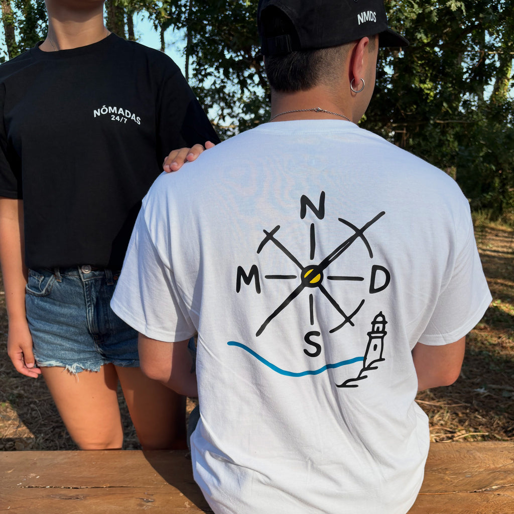 Camiseta manga corta unisex Nómadas 24/7