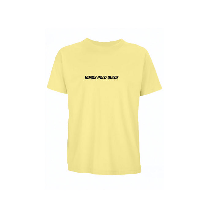 Camiseta Cleander amarilla vista frontal