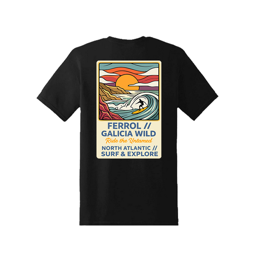 Camiseta Ferrol Galicia Wild – Estilo Surf & Streetwear unisex