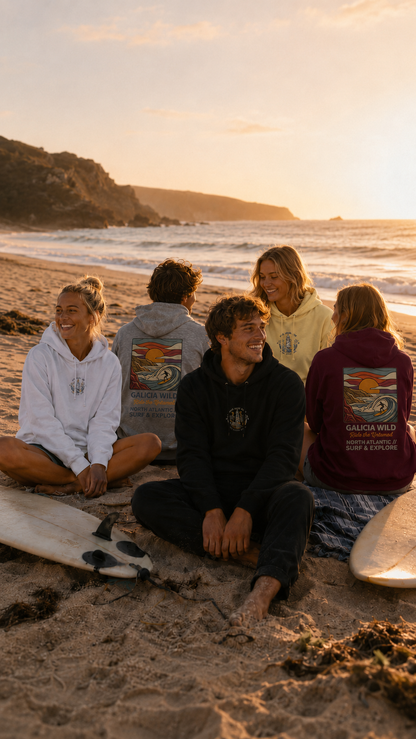 Sudadera con capucha Galicia Surf