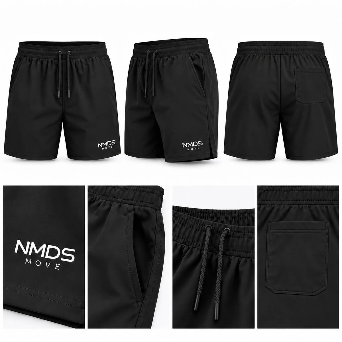 Pantalón negro hombre