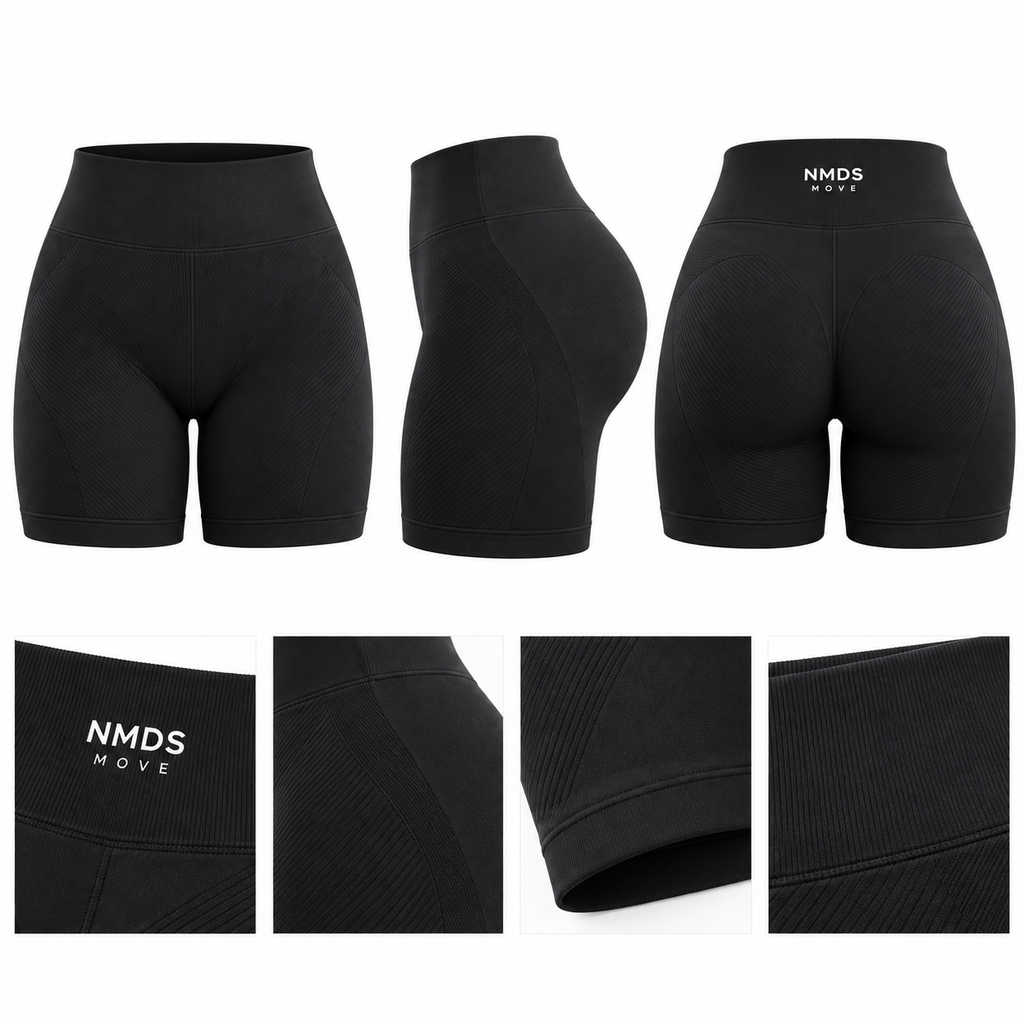 Short Deportivo Sculpt Negro