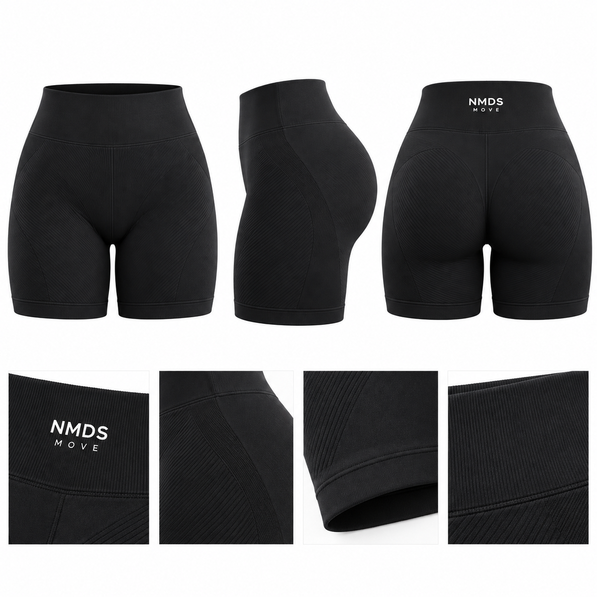 Short Deportivo Sculpt Negro