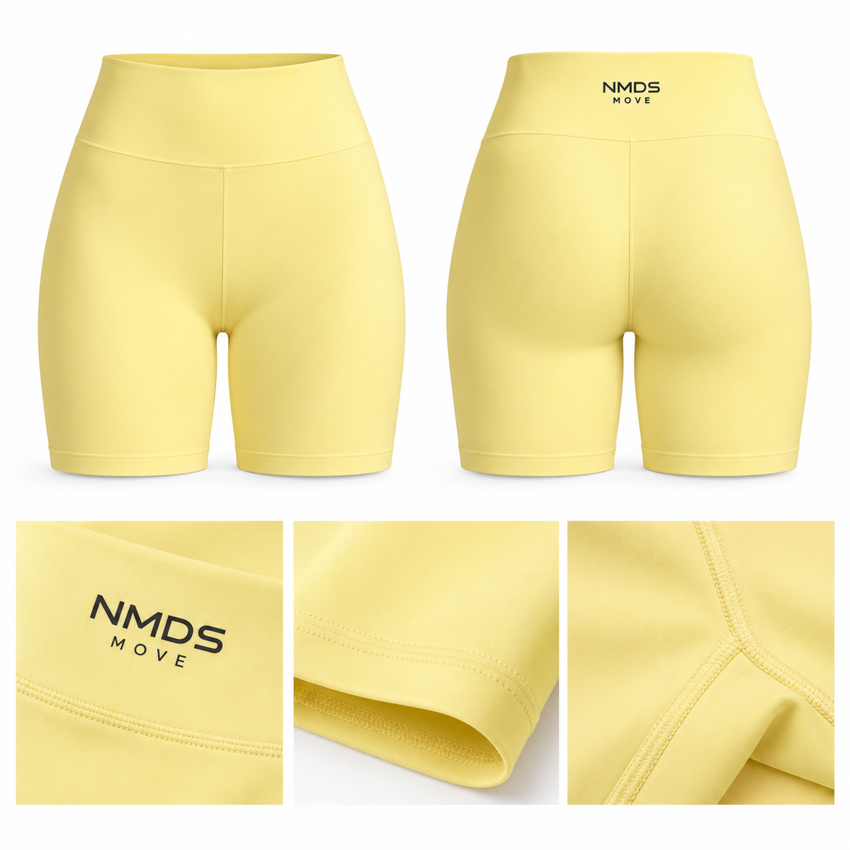 Short deportivo Amarillo