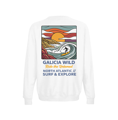 Sudadera cuello redondo Galicia Surf