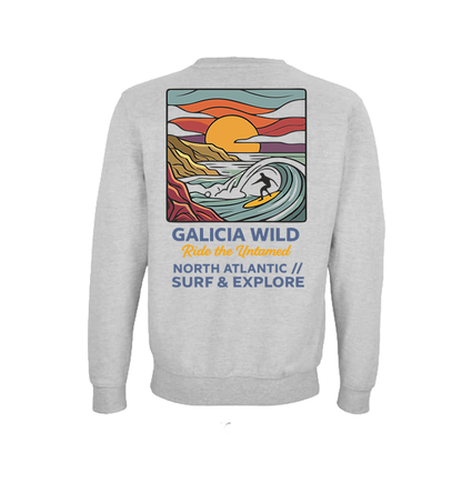 Sudadera cuello redondo Galicia Surf