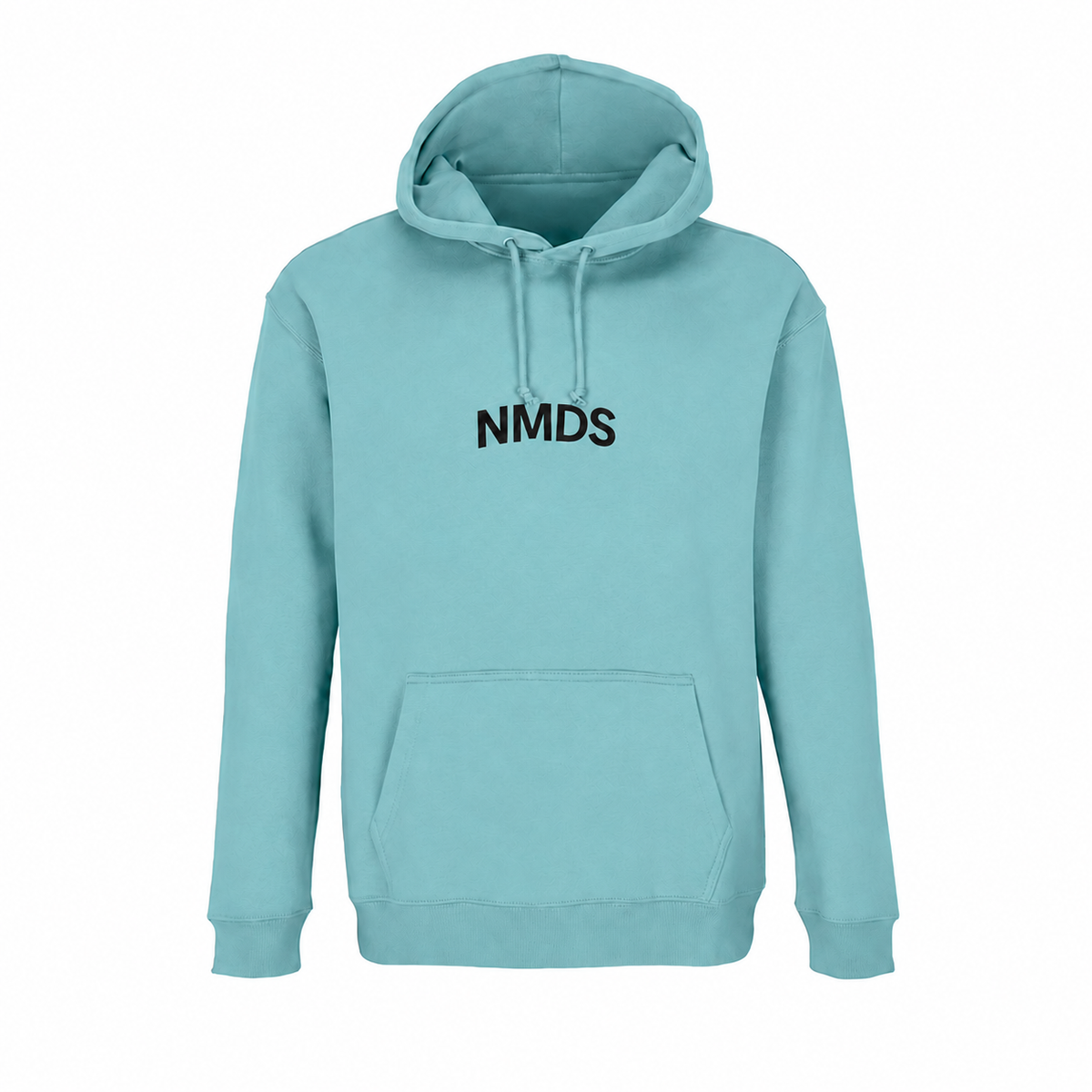 Sudadera NMDS 24/7 azul piscina con capucha vista frontal