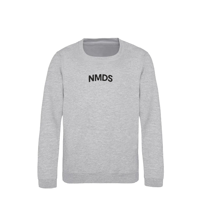 Sudadera NMDS 24/7 infantil gris vista frontal