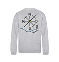 Sudadera NMDS 24/7 infantil gris vista trasera