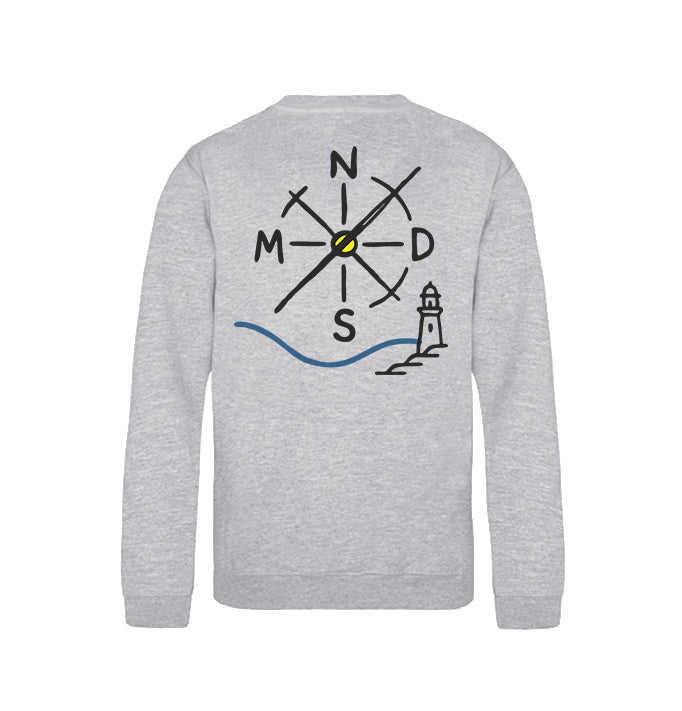 Sudadera NMDS 24/7 infantil gris vista trasera
