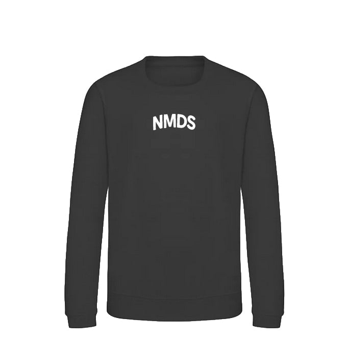 Sudadera NMDS 24/7 negra claro vista frontal