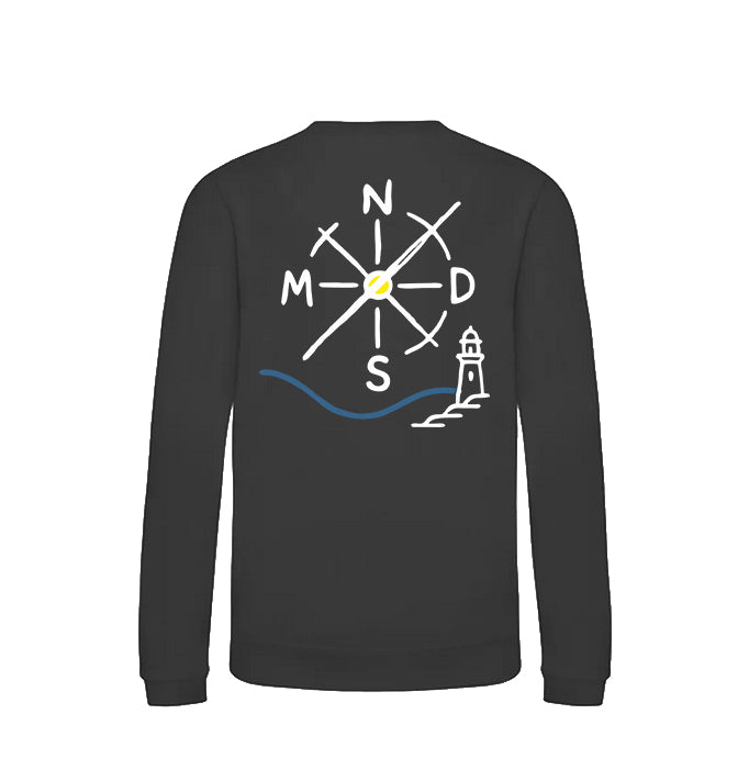 Sudadera NMDS 24/7 negra claro vista trasera