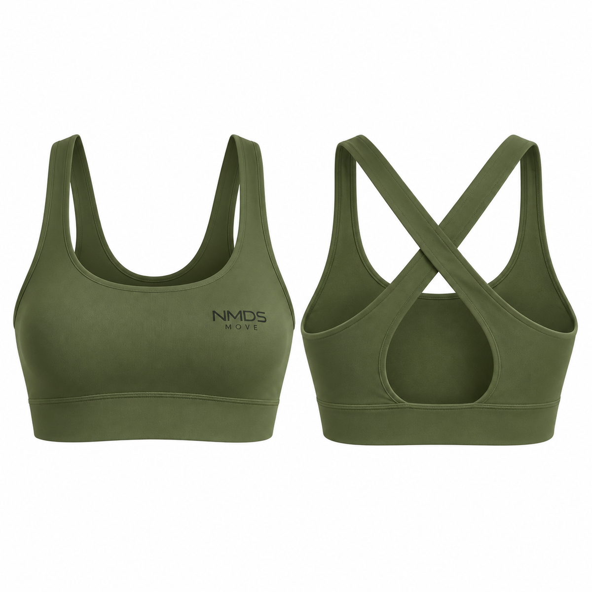 Top Deportivo Active Cross Olive