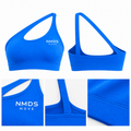 Top Deportivo One Shoulder Azul