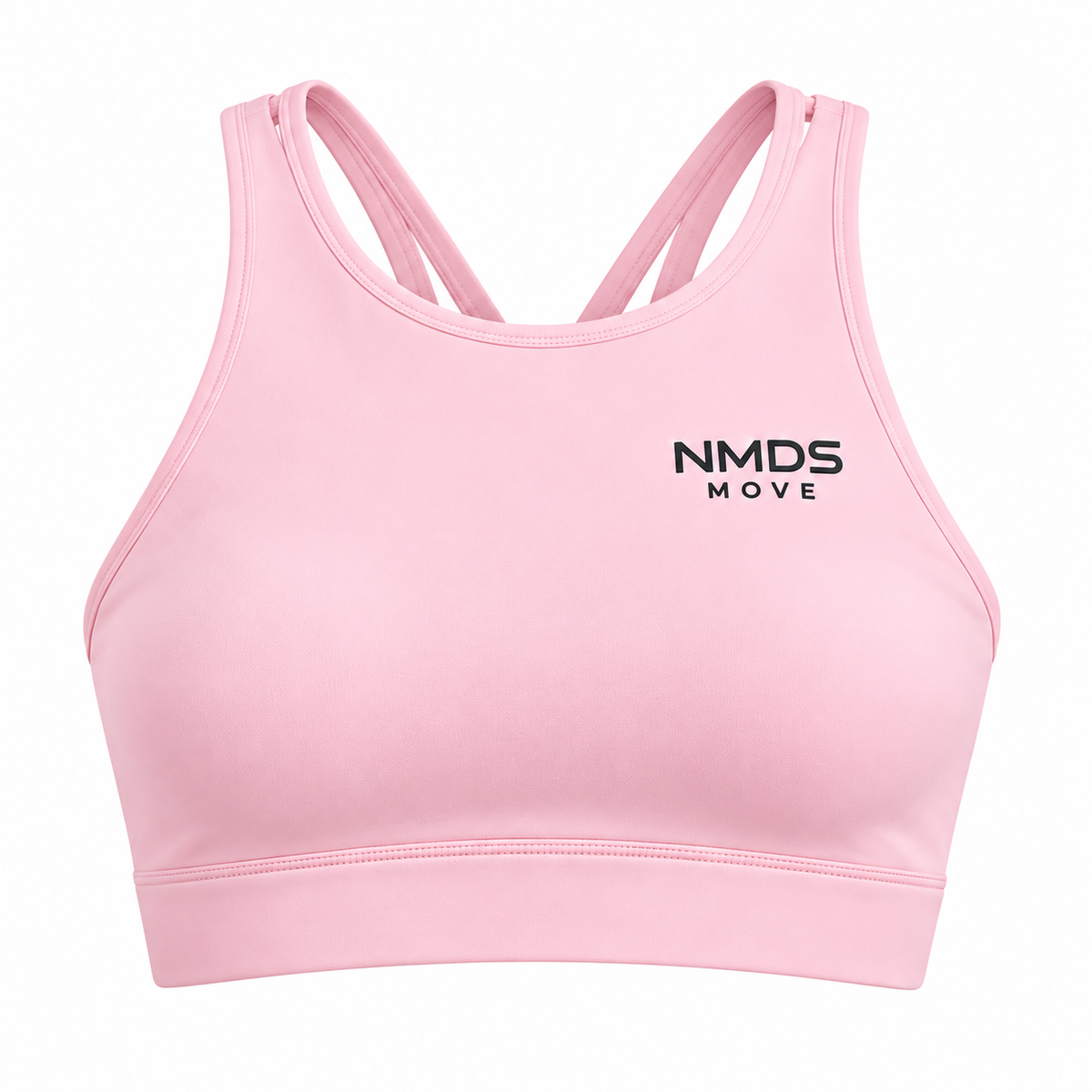Top deportivo Espalda Cruzada Delante Rosa