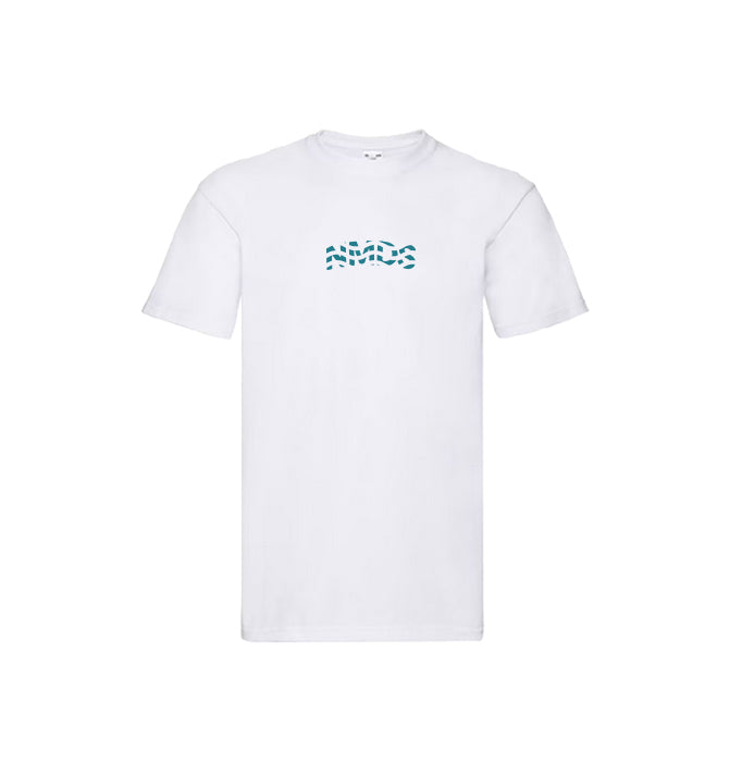 Vista frontal de la camiseta blanca Road Trip Classic